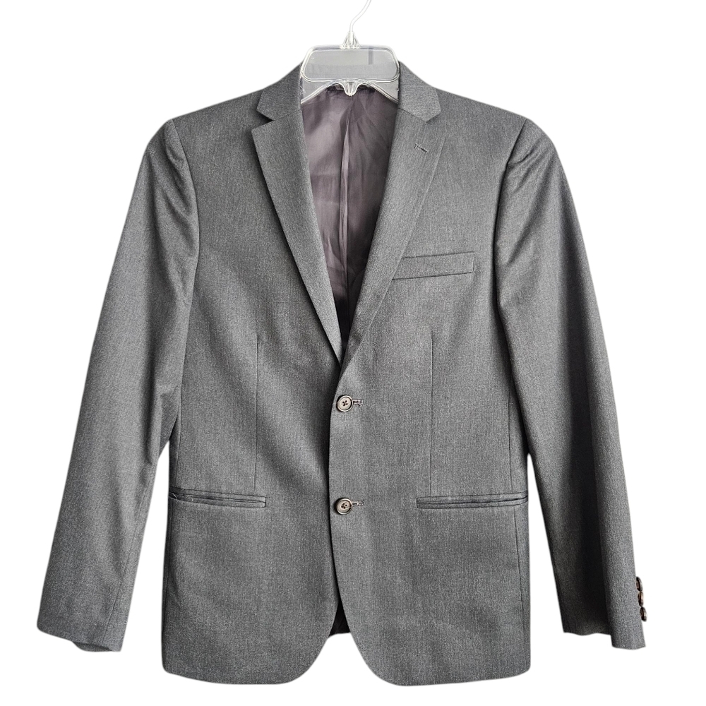 Lauren Ralph Lauren Boys‎ 16R Charcoal Gray Two Button Blazer Sport Coat Jacket